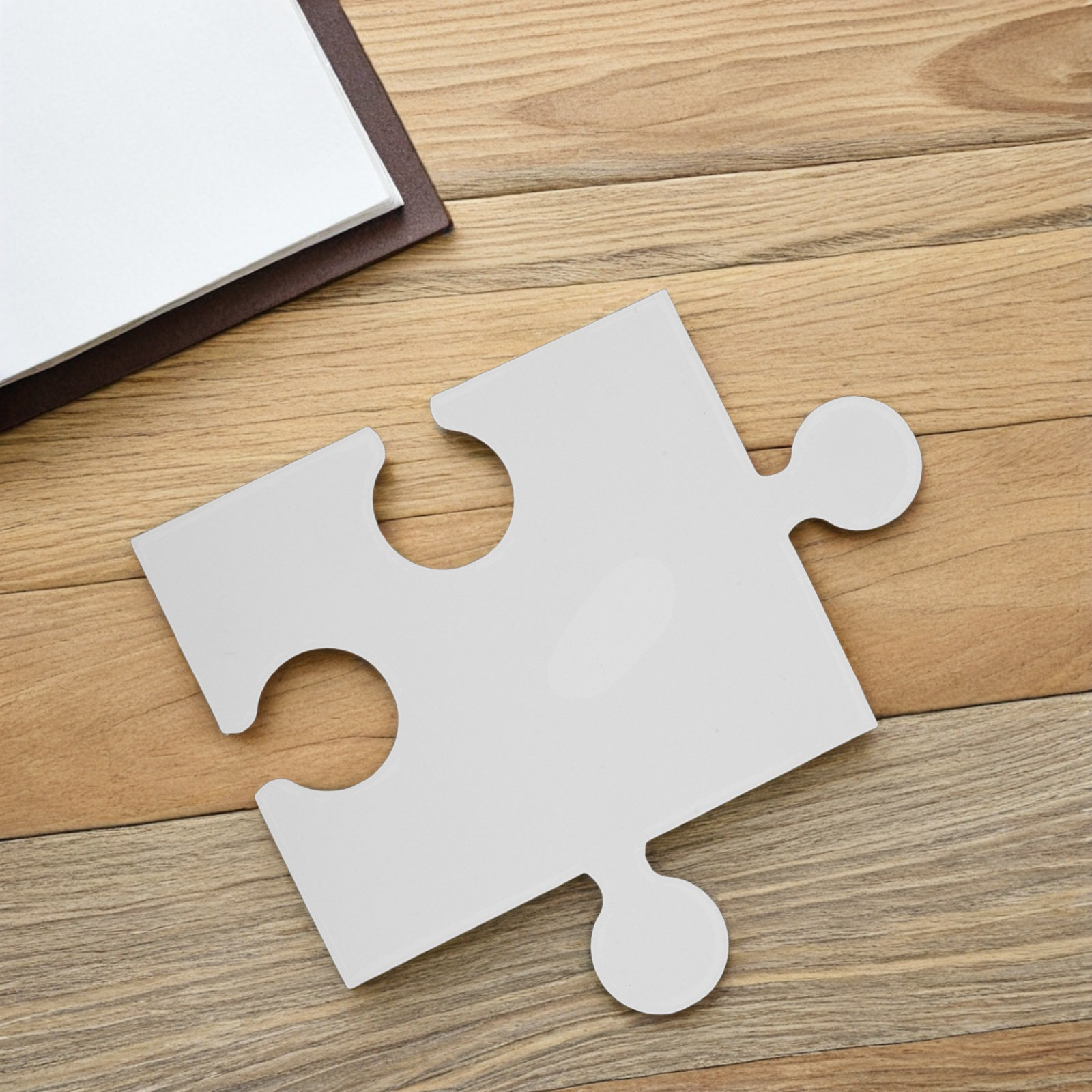 Puzzle Blank White - 60 stuks grote witte lege puzzelstukjes