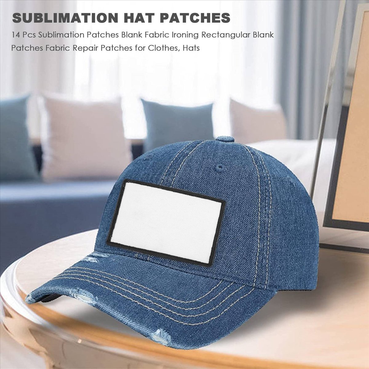 Hat Sublimation Blank - 【In de uitverkoop】 14 stuks sublimatiepatches
