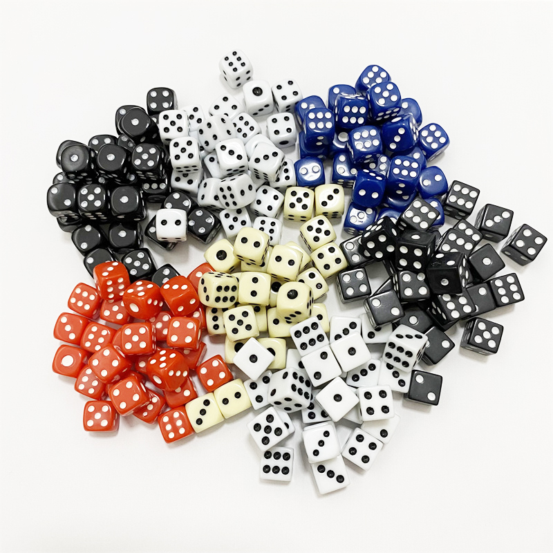 Puzzle Blank White - 50 Stuks 10mm Acryl Vierkante Punt