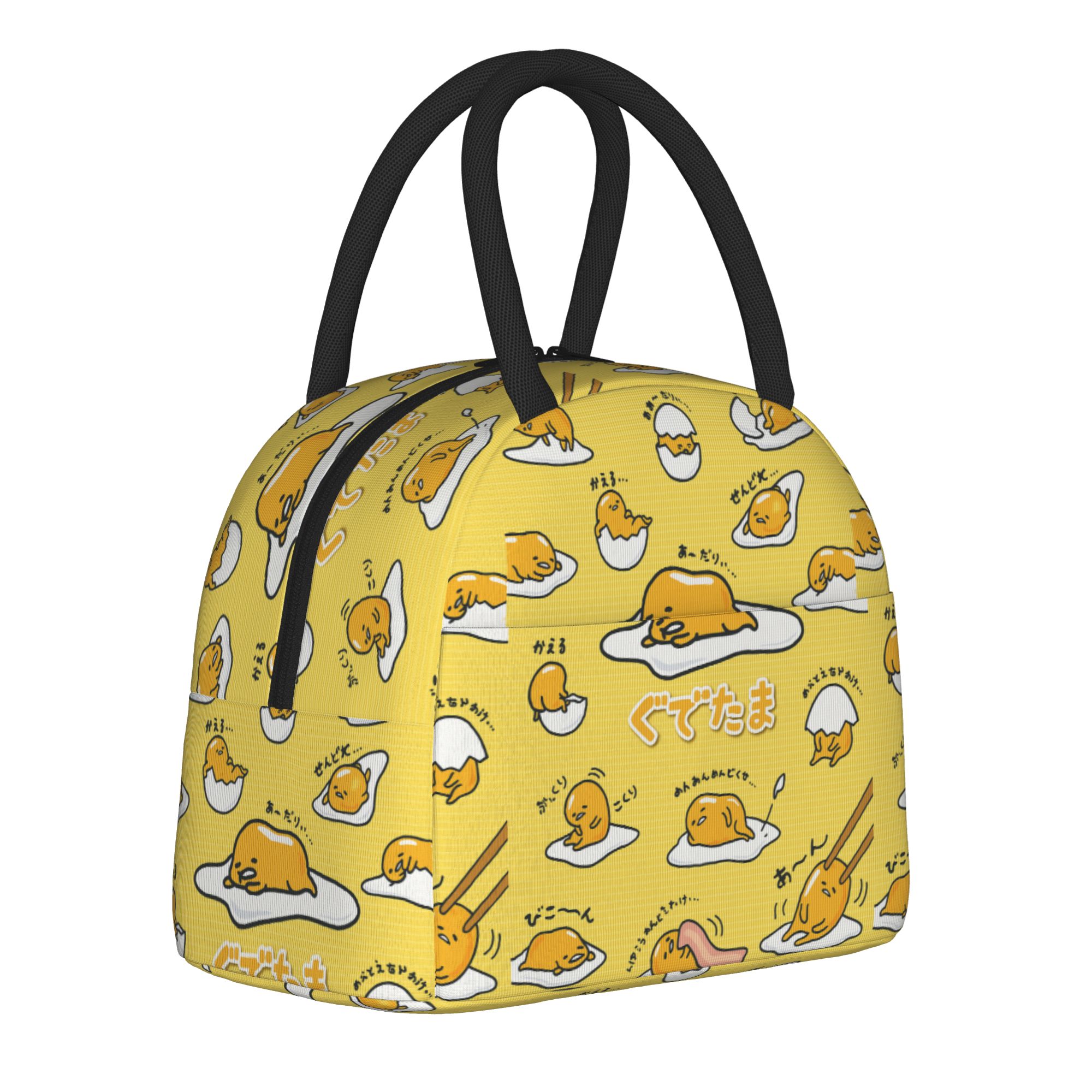 Tote Bag Sublimation - Gudetama Leuke Ei Cartoon Geïsoleerde Lunchtas