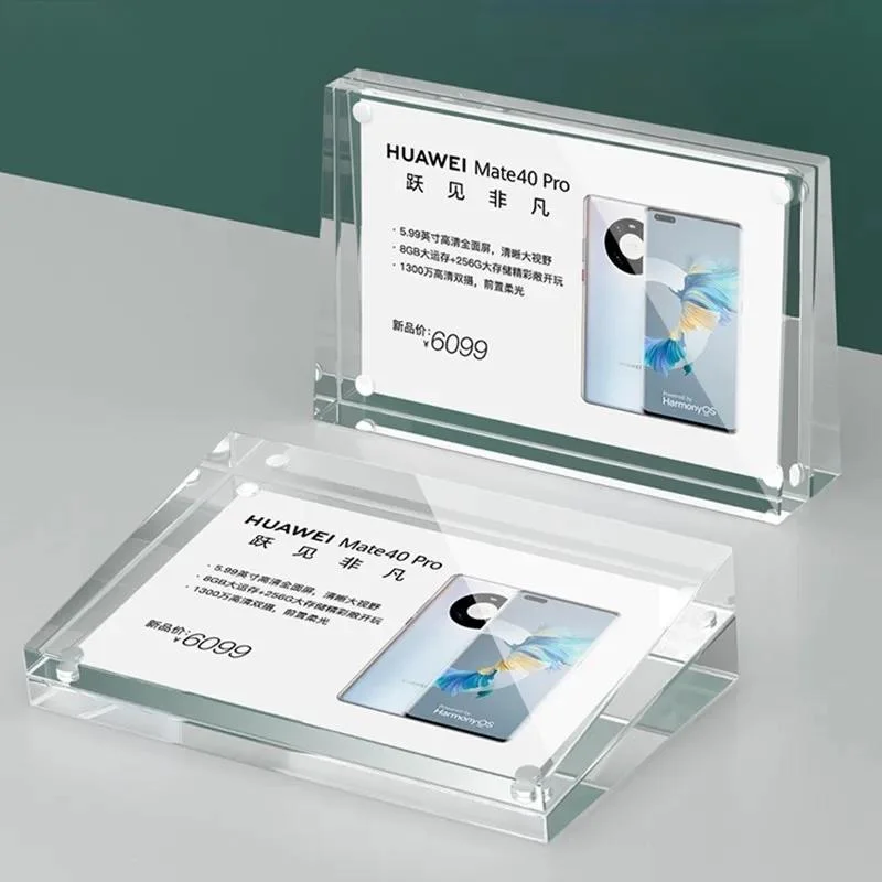 Photo Acrylic Block - 2 stuks 100x70mm Acryl Blok Fotolijst