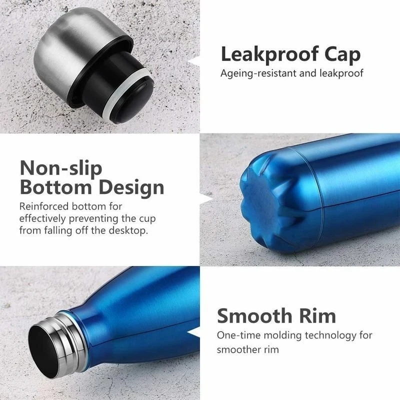 350/500/750/1000 ml Roestvrij  - Water Bottle Blank recensie en prijs