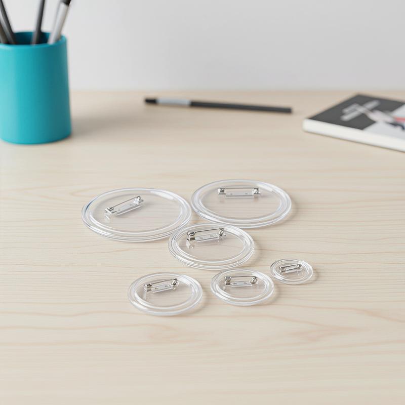 10 stuks DIY transparante acry - Button Badge Blank recensie en prijs