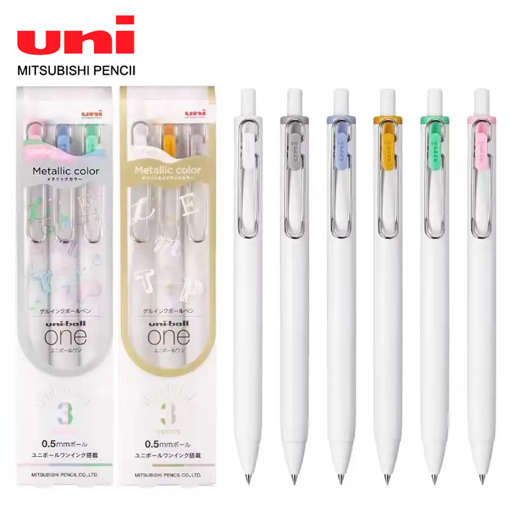 3pcs UNI Bal Een Gel Pen Goud  - Pentel Pen Energel recensie en prijs