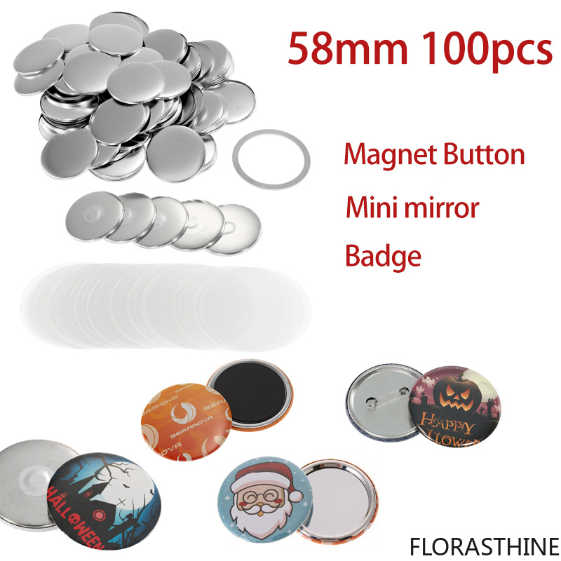 100 stuks 58mm blanco knoopspe - Button Badge Blank recensie en prijs