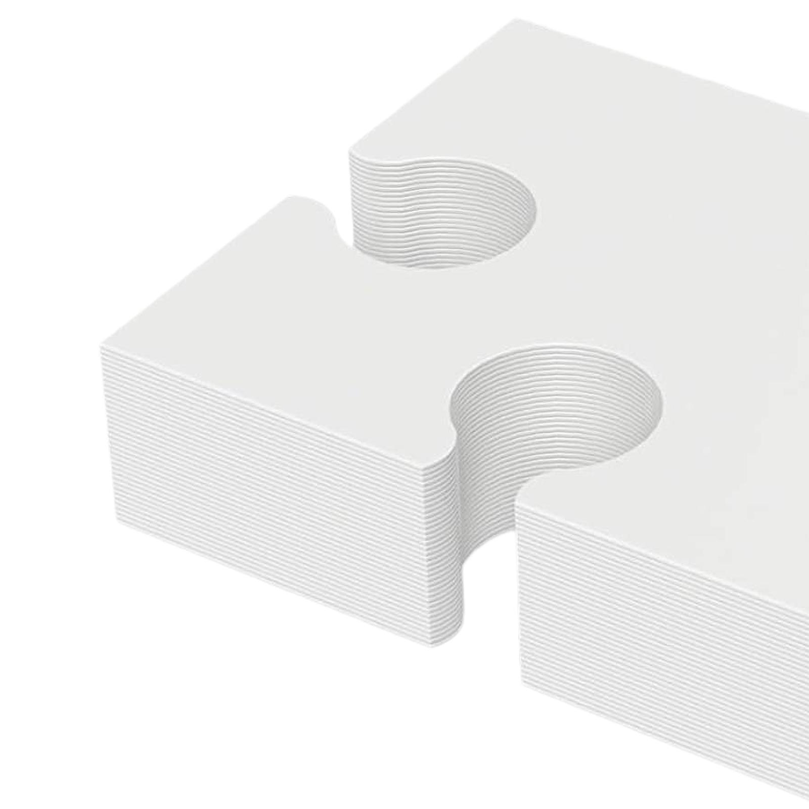 30 stuks blanco puzzelstukjes  - Puzzle Blank White recensie en prijs